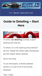 Mobile Screenshot of guidetodetailing.com